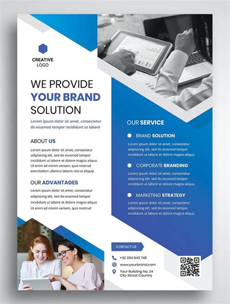 Business Solution Flyer Template Psd Artofit