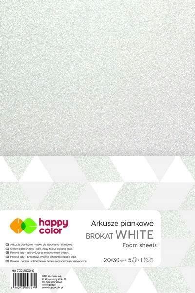 ARKUSZE PIANKOWE BROKAT A4 BIAŁE 5SZT HAPPY COLOR 12634137359 Allegro pl