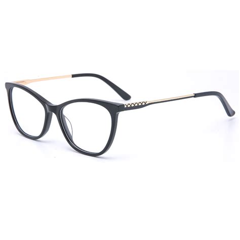 Laminated Acetate Cat Eye Shape Optical Prescription Glasses Frames