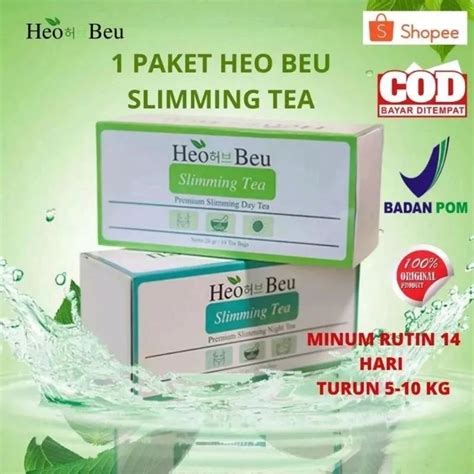 Jual Heo Beu Slimming Tea Teh Heobeu Korea Original Heo Beo Sliming