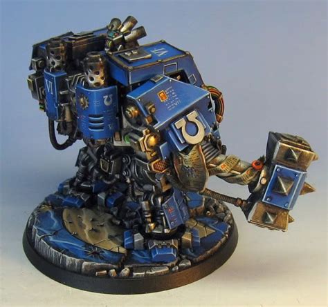 Converted Ultramarines Ironclad Dreadnought In 2020 Miniature