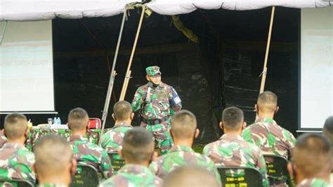 Danrem 121 Abw Beri Arahan Prajurit Yonif 642 Kps Sebelum Latihan