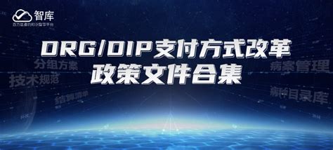 DRGDIP支付方式改革政策文件合集 智库