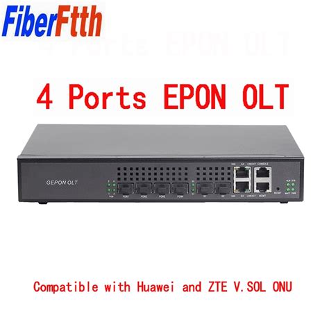 Epon Olt Pon Ports Ftth Mini Olt Catv Carrier Grade High Density Fiber