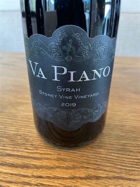 2020 Va Piano Vineyards Syrah Stoney Vine Vineyard Usa Washington