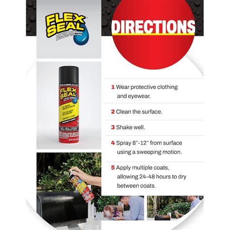 Flex Seal 14 Fl Oz Clear Aerosol Spray Waterproof Rubberized Coating Fscl20 At