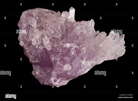 Rose Quartz (SiO2) crystal Stock Photo - Alamy