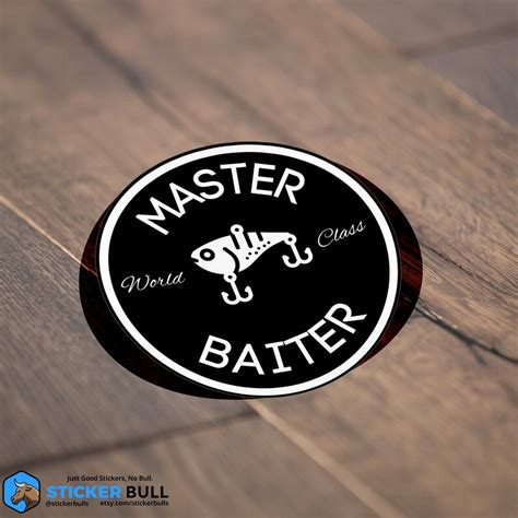 World Class Master Baiter Sticker Swim Bait Sticker Meme Sticker