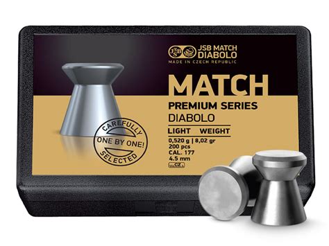 Flachkopf Diabolos Jsb Match Premium Kaliber Mm G Gla