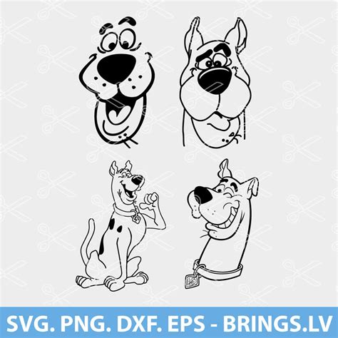 Scooby Doo Svg Scooby Doo Clipart Png Dxf