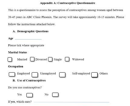 How To Write Appendices In Research Paper With Examples