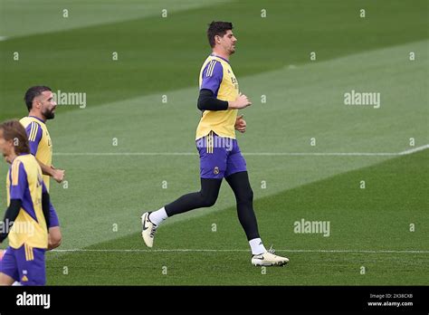 Madrid Spain Th Apr Thibaut Courtois Of Real Madrid Cf Warms