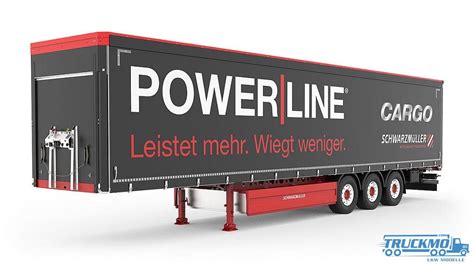 TRUCKMO Decals Schwarzmüller Power Line Cargo Planenauflieger 100647