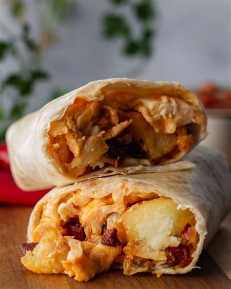 Chorizo And Potato Breakfast Burrito Awesome On 20