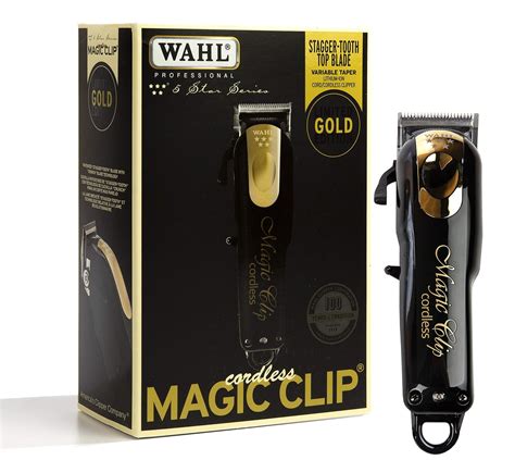 Wahl Professional Star Series Cordless Magic Clip Gold Off