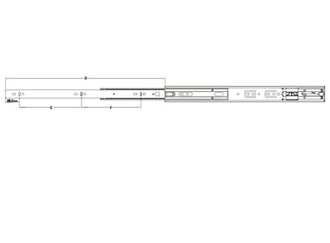 Corrediça Telescópica H45 Amortecedor 300Mm Par Renna