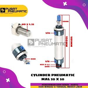 Jual MAL 20x50 CYLINDER PNEUMATIC MAL 20 X 50 Jakarta Barat Pusat