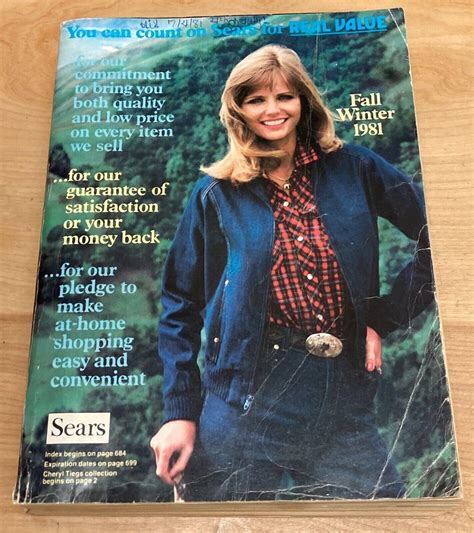 1981 Sears Fall Winter Catalog Cheryl Tiegs 4551998140