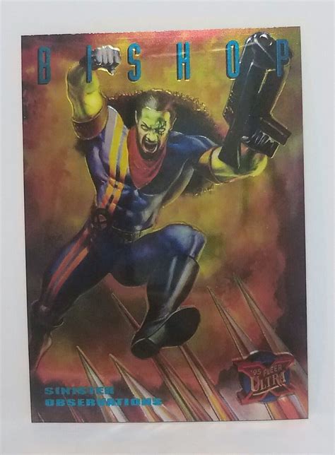 Fleer Ultra Marvel X Men Limited Edition Chromium Card Bishop