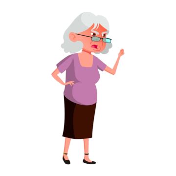 Woman Poses Vector Hd Images Old Woman Poses Vector Grandmama Aged