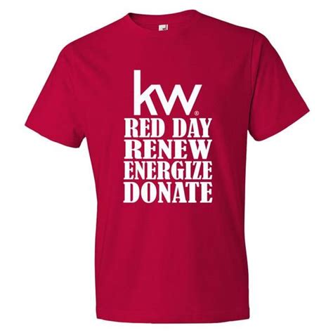 Kw Red Day Short Sleeve T Shirt