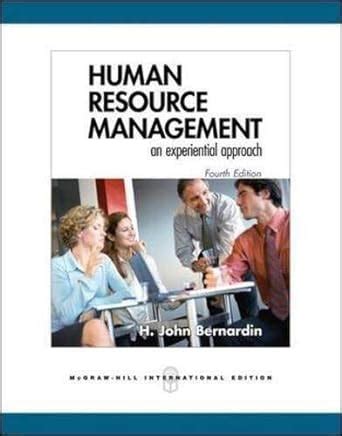 Human Resource Management An Experiential Approach