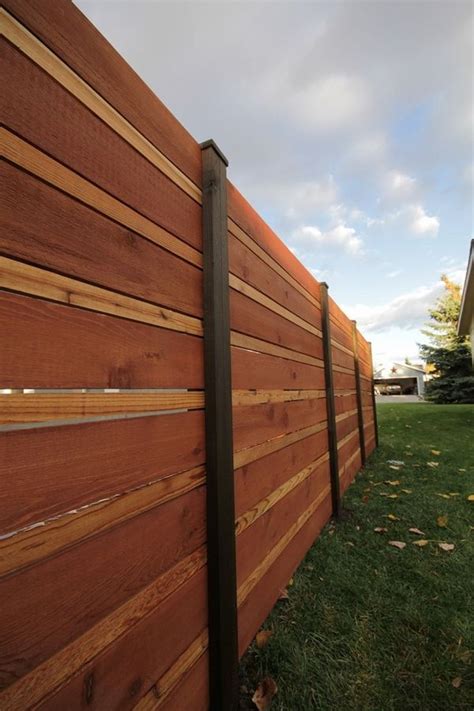 Wooden Privacy Fence Panels - Modern Garden Design Ideas