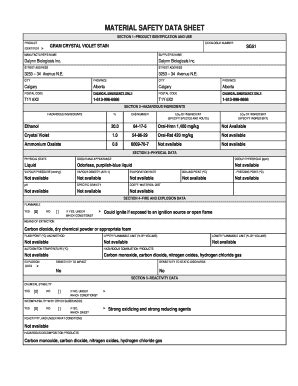 Fillable Online Msds Sg Doc Fax Email Print Pdffiller