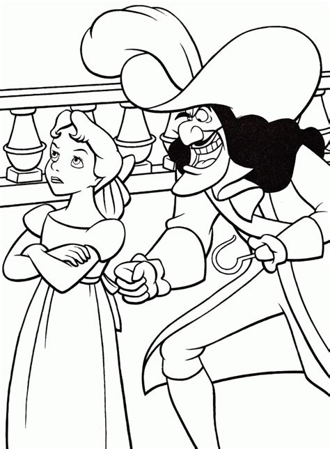 Captain Hook Coloring Pages Coloring Home