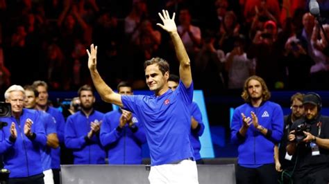 Roger Federer Bids Farewell Drops Final Match Of Career Alongside