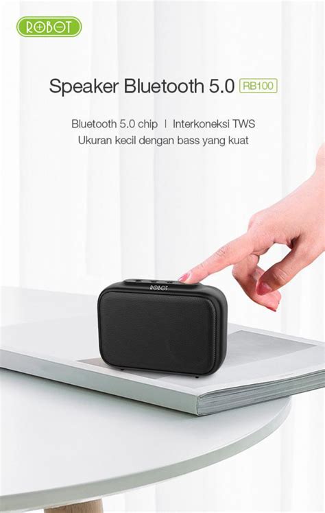 Jual Speaker Bluetooth Robot Rb Bluetooth Tws Hi Fi Sound