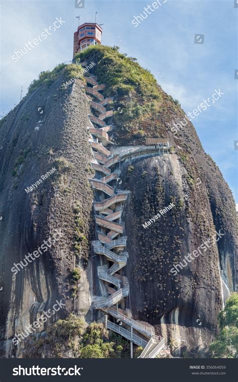 Steep Steps Rising Piedra El Penol Stock Photo 356064059 | Shutterstock