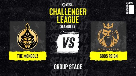 The Mongolz Vs Gods Reign Esl Challenger League S Asia Youtube