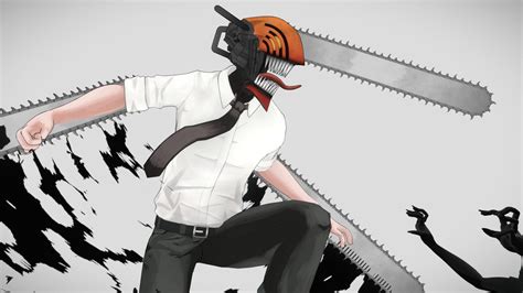Chainsaw Man Denji Chainsaw Man Papercraft In Anime Poses My XXX Hot Girl