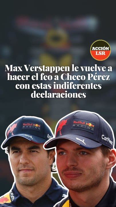 Max Verstappen Le Vuelve A Hacer El Feo A Checo P Rez Con Estas