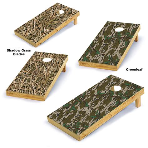 Camo Cornhole Board Skin Wrap Decal Kit Camouflage Laminated Peel