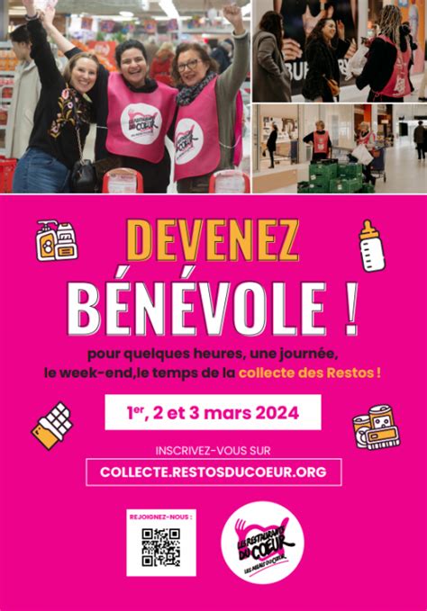 Restos Du Coeur Devenez B N Vole Pour La Grande Collecte Nationale