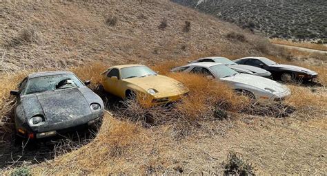 Theres A Field Full Of Abandoned Porsche S In California Which One