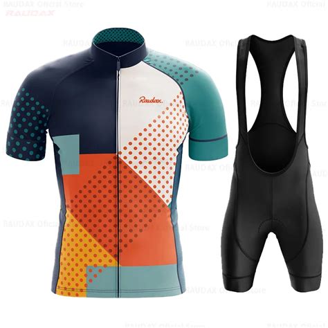 2023 Raudax Summer Bicycle Clothing Men New Road Bike Wear Racing