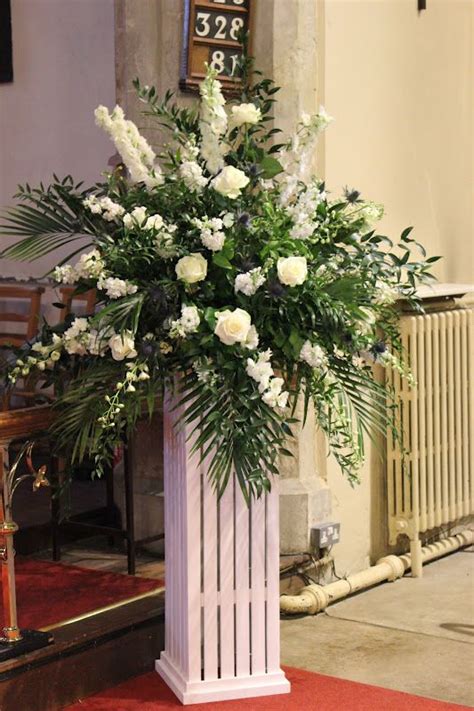 49 Best Church Pedestal Flower Arrangements Images On Pinterest