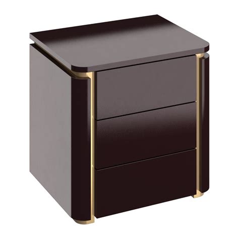 Italian Light Luxury Bedroom Bedside Table 3d Model For Vray