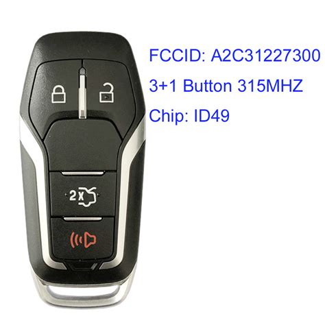 MK150003 4 Button 433 92MHZ Smart Key For L Incoln Mkz Mkx Mkc 13 17