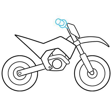 How To Draw A Dirt Bike Really Easy Drawing Tutorial