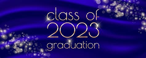 Premium Vector Class Of 2023 Graduation Text Design For Cards