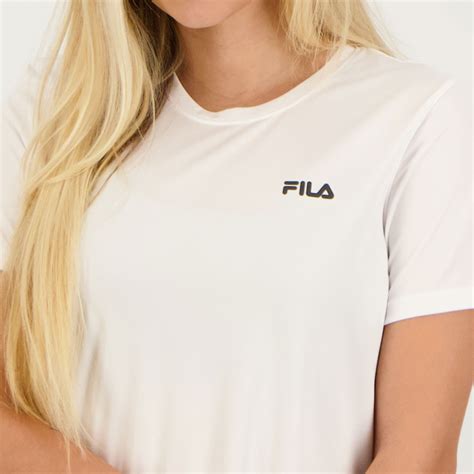 Camiseta Fila Basic Sports II Feminina Branco FutFanatics