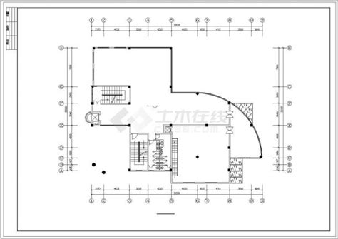 某地区餐厅建筑设计cad施工图纸餐厅土木在线