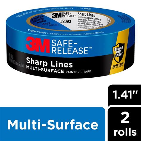 3m 2 Pack 141 In Painters Tape At