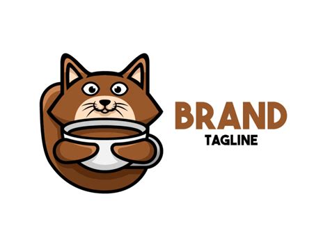 Cat Coffee Logo by Vyraz on Dribbble