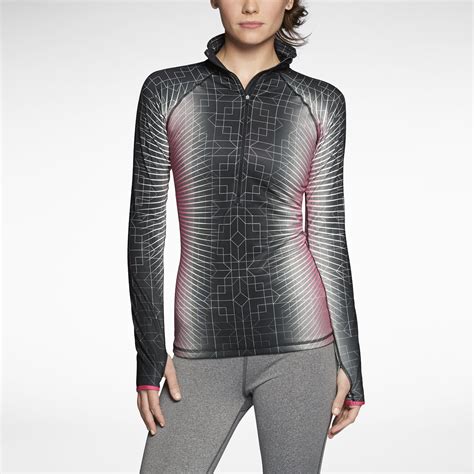 Nike Pro Engineered Hyperwarm Half Zip Ii Womens Top Nike Women Women Fitness Fashion