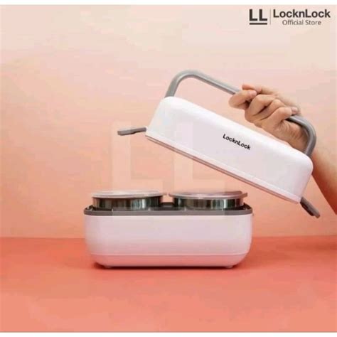 Jual Lock N Lock Electric Lunch Box 1 Liter EJR286WHT Shopee Indonesia